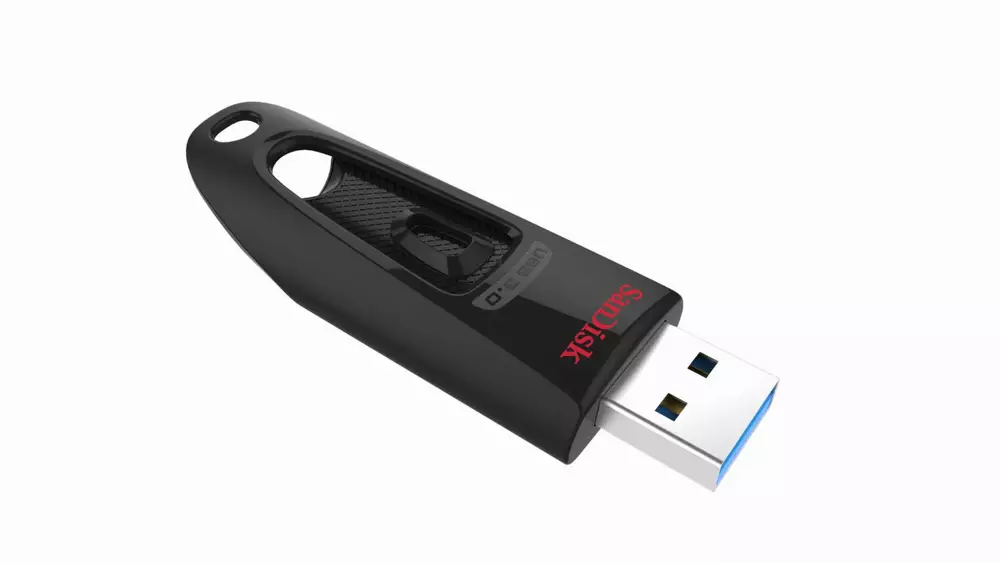 USB памет SanDisk Ultra USB 3.0, 256GB, Черен,100 Mb/s