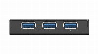 USB хъб D-Link DUB-1340/E със захранване, USB 3.0, Черен