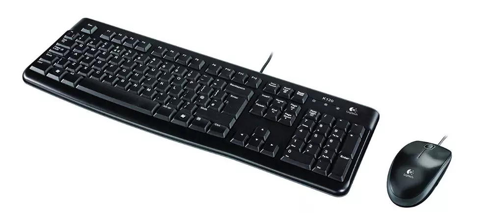 Kомплект клавиатура с мишка Logitech MK120 Black