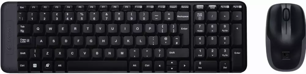 Kомплект клавиатура с мишка Logitech MK220 Black - 920-003161