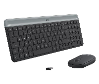 Kомплект безжични клавиатура с мишка Logitech MK470 Black