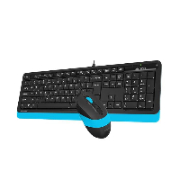 Комплект клавиатура и мишка A4TECH Fstyler  F1010 Blue