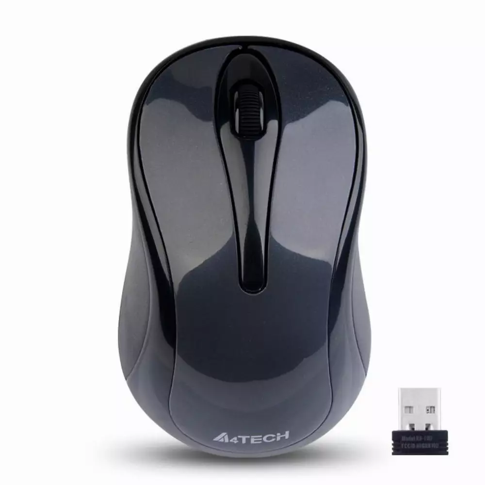 Безжична мишка A4Tech G3-280N-1, V-Track PADLESS, Grey