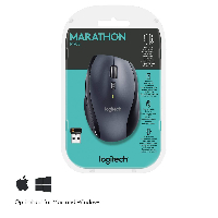 Безжична мишка LOGITECH M705 Marathon, Black