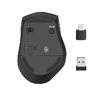 Мишка HAMA MW-600 Wireless/Безжична 2 приемника USB-C/USB-A, Black