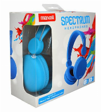 Слушалки с микрофон MAXELL HP SPECTRUM, SMS-10S, Blue