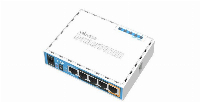 Безжичен Access point MiKrotik HAP RB951UI-2ND, 5 x 10/100 Mbps, PoE, Бял