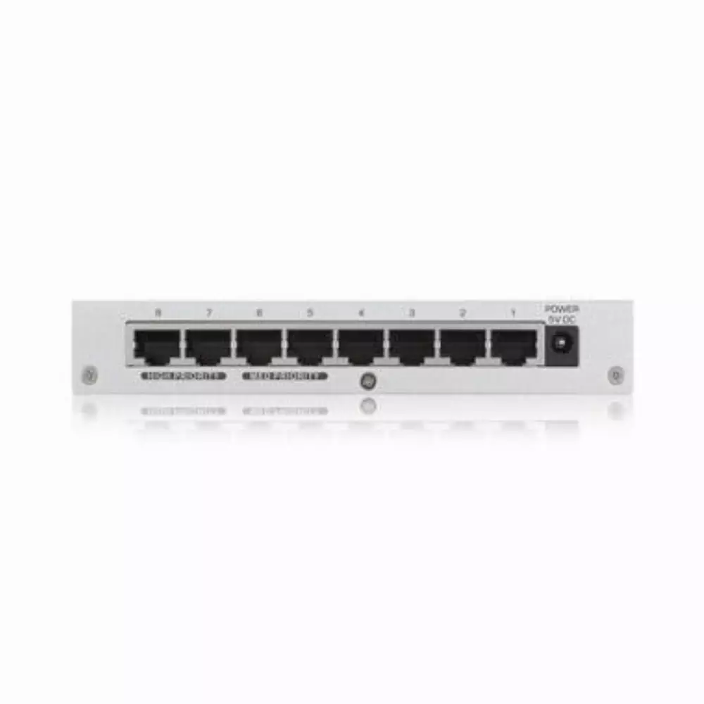 Суич ZYXEL GS-108B v3, 8 портов, Gigabit, метален корпус