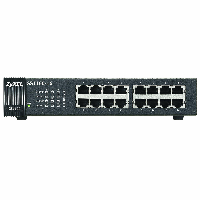 Суич ZYXEL GS1100-16, 16 портов, Gigabit, за монтиране в шкаф
