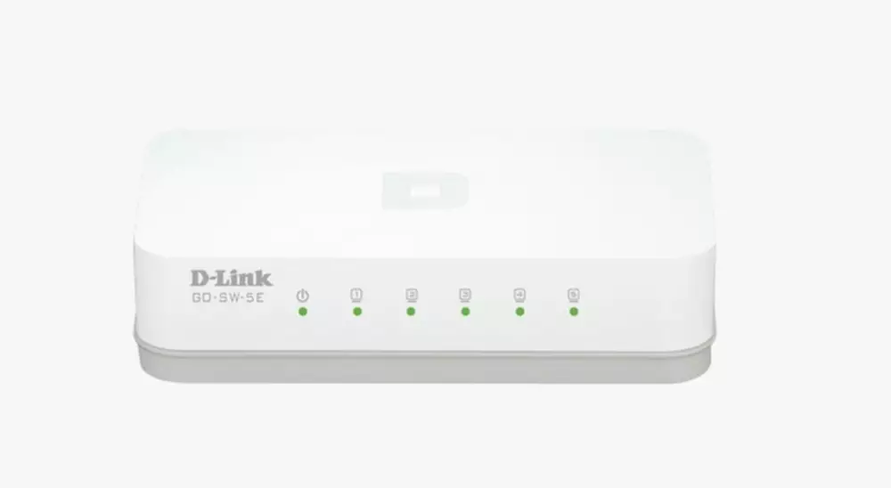 Суич D-Link GO-SW-5E/E, 5 портов 10/100 