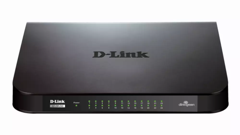 Суич D-Link GO-SW-24G/E, 24 портов 10/100/1000 