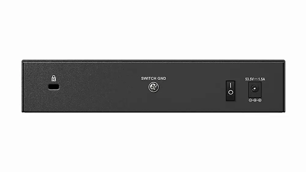 Суич D-Link DGS-1008P, 8 портов PoE, 10/100/1000, Gigabit, 