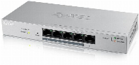 Суич 5-портов ZyXEL GS-1200-5HPV2, Web Managed, Gigabit, PoE