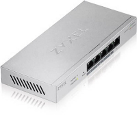 Суич 5-портов ZyXEL GS-1200-5HPV2, Web Managed, Gigabit, PoE