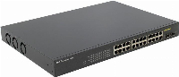 Суич ZYXEL GS1900-24HP, 24 портов управляем PoE, за монтаж в шкаф