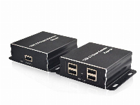 USB Extender (усилвател) ESTILLO ASKHU04-USB 1x4, усилва USB сигнал до 100 м по UTP кабел CAT5e/6