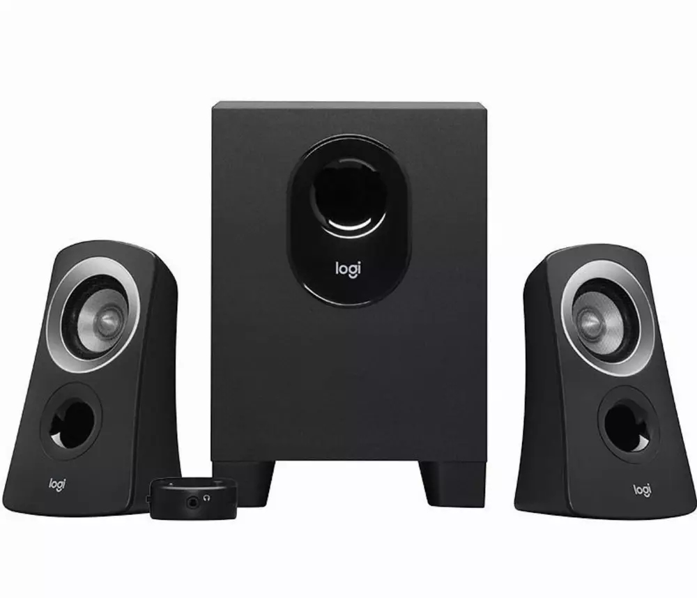 Тонколони Logitech Z313, 2.1, 25W, Черен