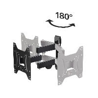 Стенна стойка за TV HAMA 118101, Регулируема, 48", 20 кг, 200 x 200, 1 Звезда, Черна