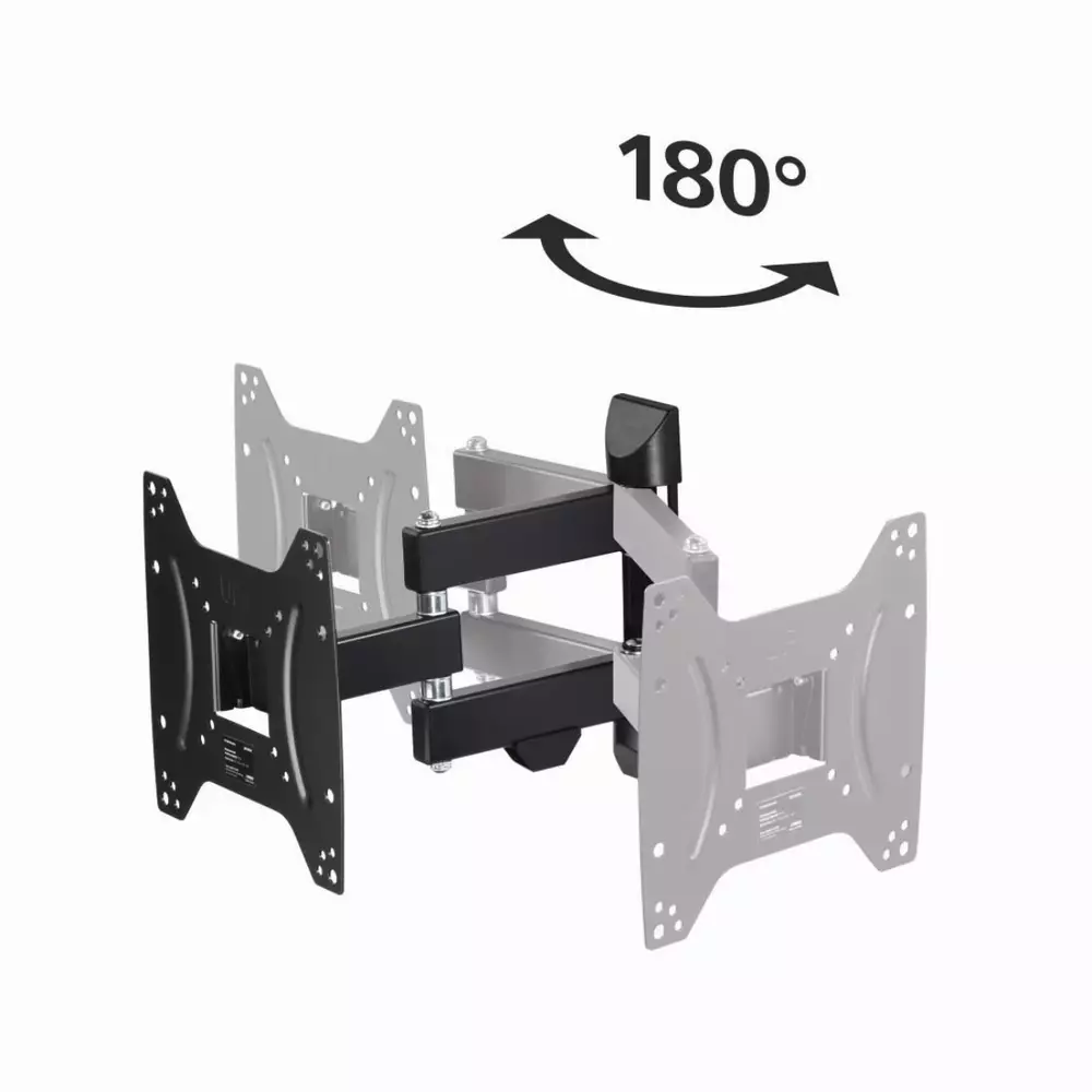 Стенна стойка за TV HAMA 118101, Регулируема, 48", 20 кг, 200 x 200, 1 Звезда, Черна
