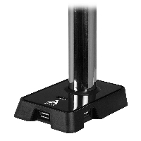 Стойка за монитор за бюро ARCTIC Z1 (Gen 3), Регулируема, до 49", 15 кг, hub USB 2.0, Черен