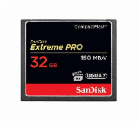 Карта памет SANDISK Extreme PRO, CompactFlash, 32GB VPG-65, 160 Mb/s