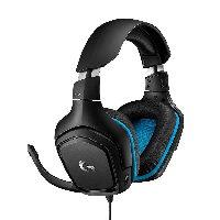 Геймърски слушалки Logitech G432, Микрофон, Черни