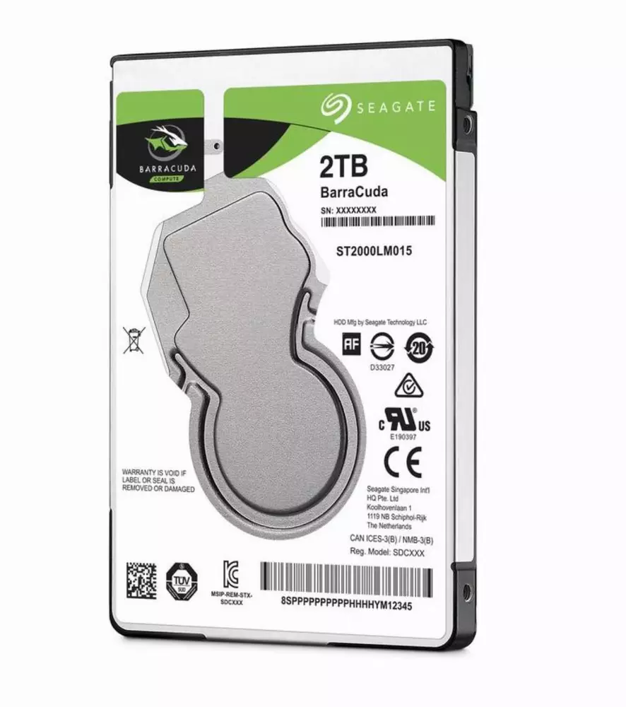 Хард диск SEAGATE Barracuda25 Guardian 2TB 2.5" 128MB cache 5400rpm