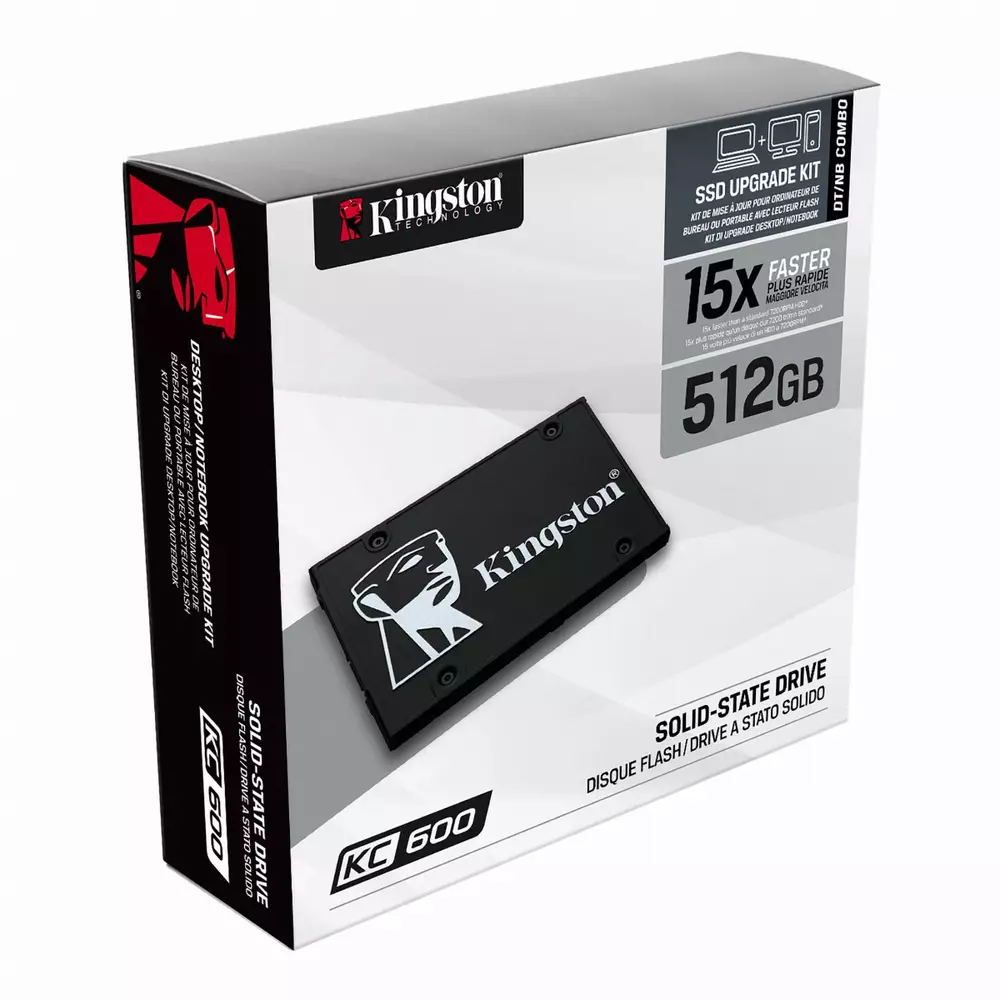 Диск SSD Kingston KC600 512 GB 2.5" SATA III