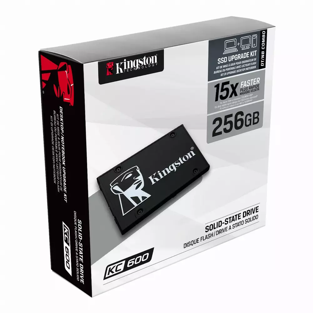 Диск SSD Kingston KC600 256 GB 2.5" SATA III