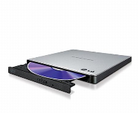 Външно USB DVD записващо устройство LG GP57ES40, USB 2.0, сребърно сиво
