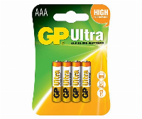 Алкална батерия GP ULTRA LR03 AAA /4 бр. в опаковка/ блистер 1.5V GP,GP24AU