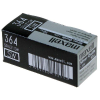Бутонна батерия сребърна MAXELL SR-621SW /364/AG1/