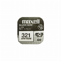 Бутонна батерия сребърна MAXELL SR-616 SW /321/  1.55V