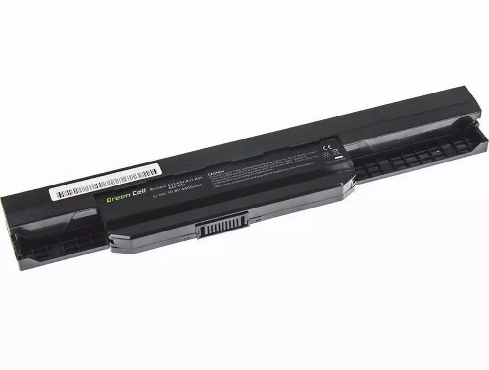 Батерия  за лаптоп Asus A32-K53 K53E K53S K53SV X53 X53S X53U X54 X54C X54H 11.1V 4400mAh GREEN CELL