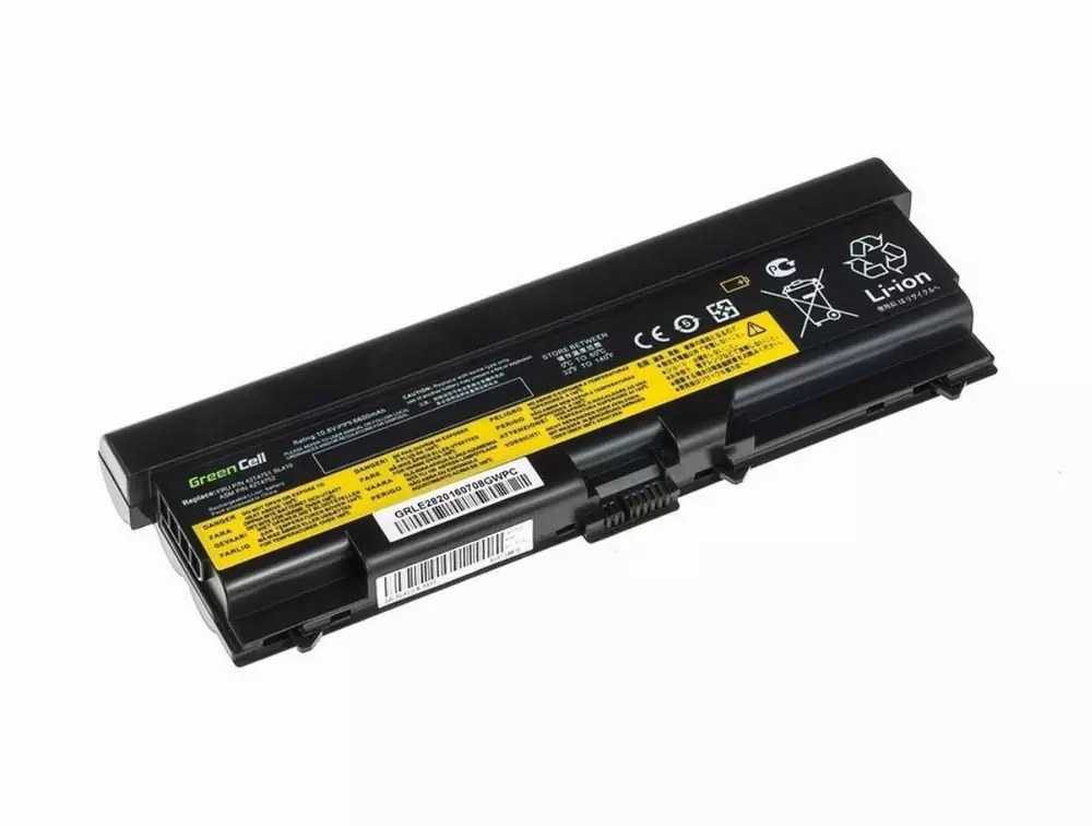 Батерия  за лаптоп BM Lenovo ThinkPad T410 T420 T510 T520 W510 Edge 14 15 E525 42T4235 10.8V 6600mAh GREEN CELL