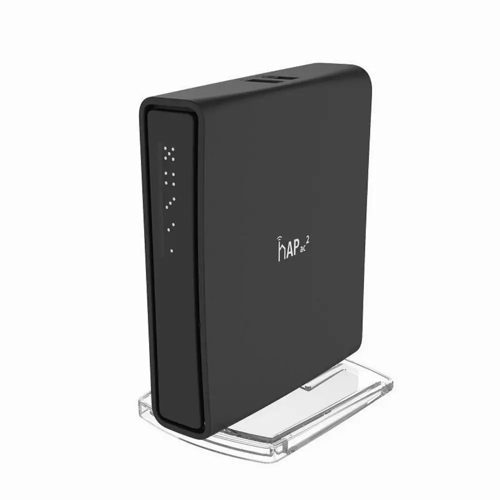 Безжичен Access Point MikroTik hAP ac&sup2; RBD52G-5HacD2HnD, 128MB RAM, 5 x Gbit LAN, 2.4Ghz 802.11b/g/n, 5GHz 802.11an/ac