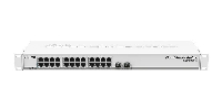 Суич MikroTik 326-24G-2S+RM 24 x Gigabit Ethernet ports, 10/100/1000Mbps, 2x SFP+ cages, монтаж в шкаф