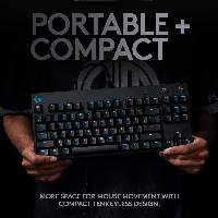 Геймърска механична клавиатура Logitech G Pro Clicky RGB 
