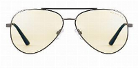 Геймърски очила GUNNAR Maverick Gunmetal Liquet, Сребрист