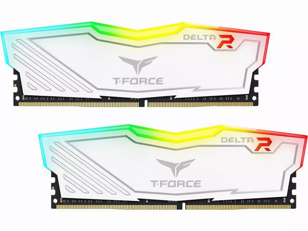 Памет Team Group T-Force Delta RGB White 16GB (2x8GB) DDR4 3200MHz CL16