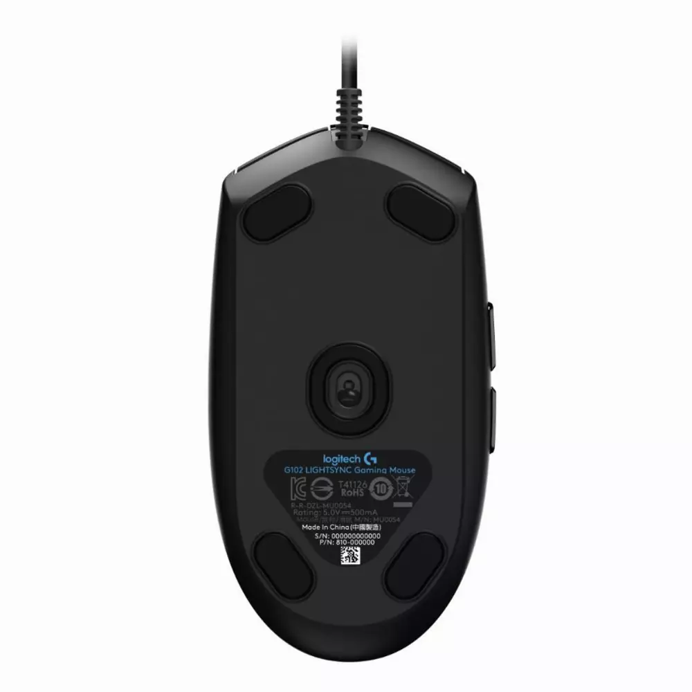 Геймърска мишка Logitech G102 LightSync RGB черна
