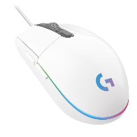 Геймърска мишка Logitech G102 LightSync RGB бяла