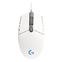 Геймърска мишка Logitech G102 LightSync RGB бяла