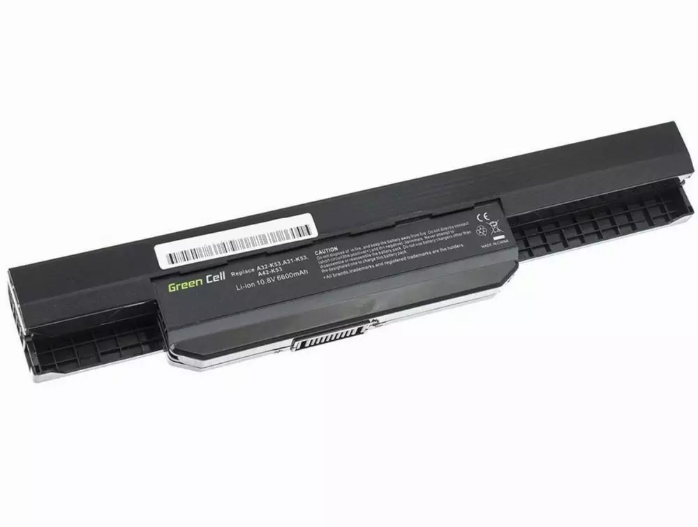 Батерия  за лаптоп Asus K53 K53E K53S K53SV X53 X53S X53U X54 X54C X54H 11.1V 6600mAh GREEN CELL