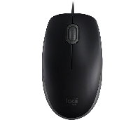 Мишка Logitech B110 Silent Black Optical Wired Mouse - 910-005508