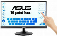 Тъч монитор ASUS VT229H 21.5" FHD (1920x1080), IPS, 60Hz, 5ms, 178&deg; Frameless, HDMI - 90LM0490-B01170