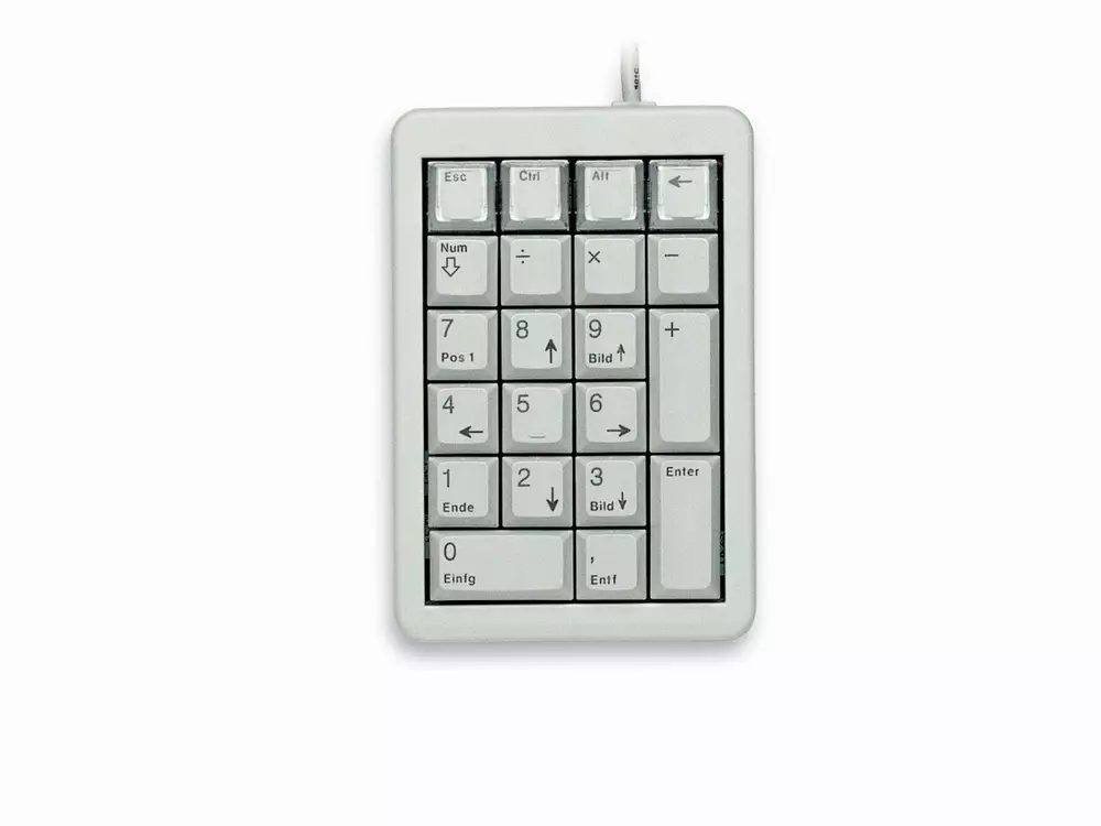 Цифрова кийпад клавиатура CHERRY G84-4700 Grey