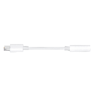 Makki преходник Adapter Type-C M to 3.5mm audio jack 4P F, White - MAKKI-CBL-C-AUDIO-WH