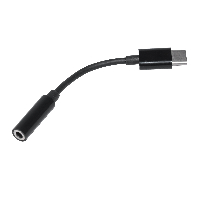 Makki преходник Adapter Type-C M to 3.5mm audio jack 4P F, Black - MAKKI-CBL-C-AUDIO-BK
