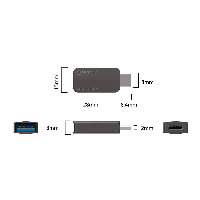 Orico адаптер Adpater OTG USB 3.1 Type C to Type A/F, Metal - CTA2-SV
